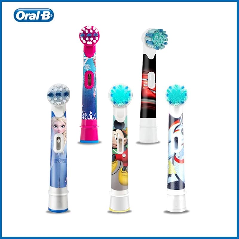 Testine per spazzolino da denti Oral B Kid Testine di ricambio per spazzolino da denti per bambini EB10 Setole morbide per spazzolino elettrico Oral B Kid