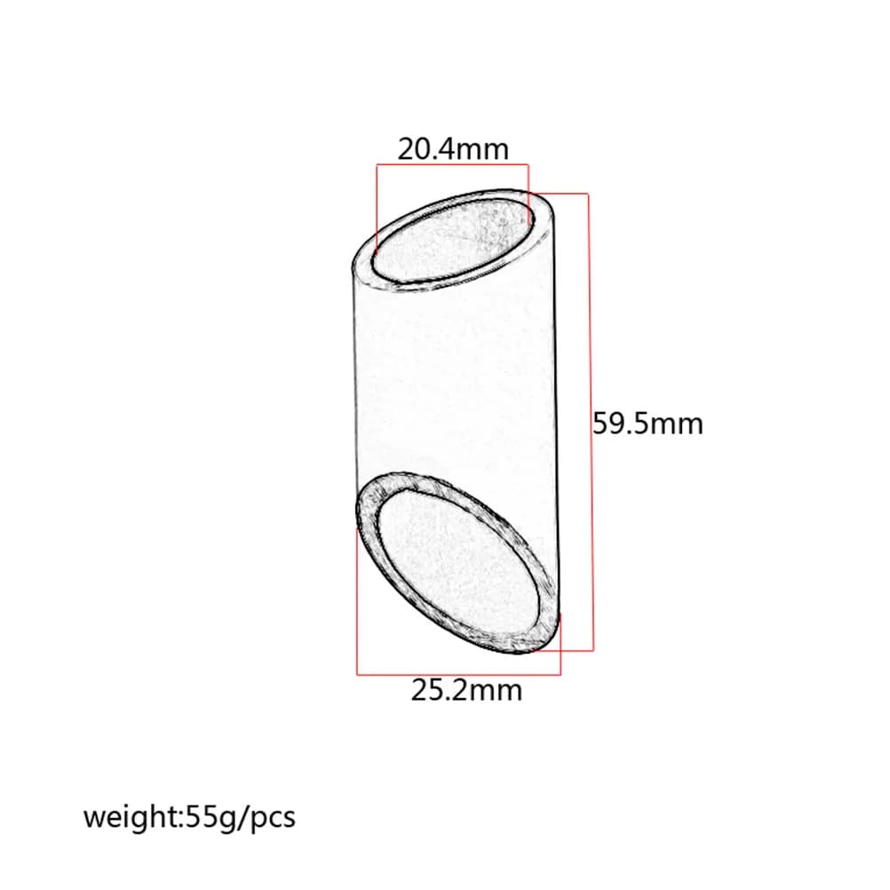 Professional Stainless Steel Guitar Slide Bar for Electric Acoustic Guitar Banjo Ukulele Smooth Harmonics Sustain Intonation