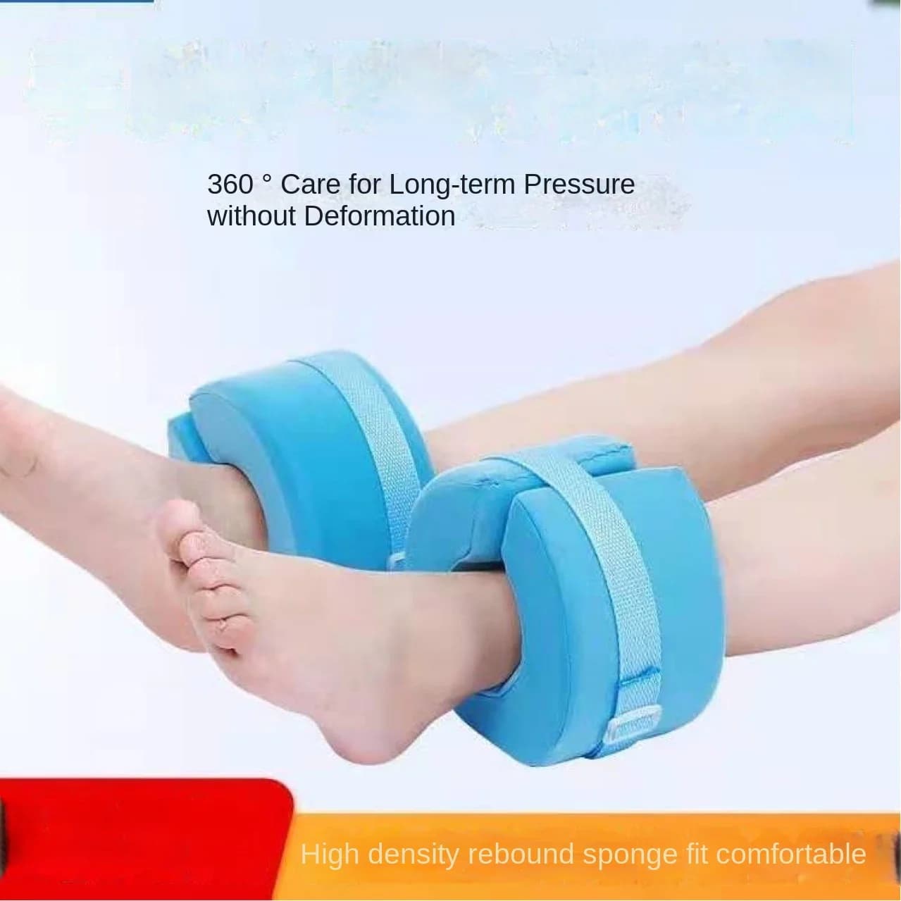 Pressure Sore Relief Heel Ankle Cushion, Anti-Bedsore Support Pad for Bedridden Elderly Pressure Reducing Aid Body Turning Care