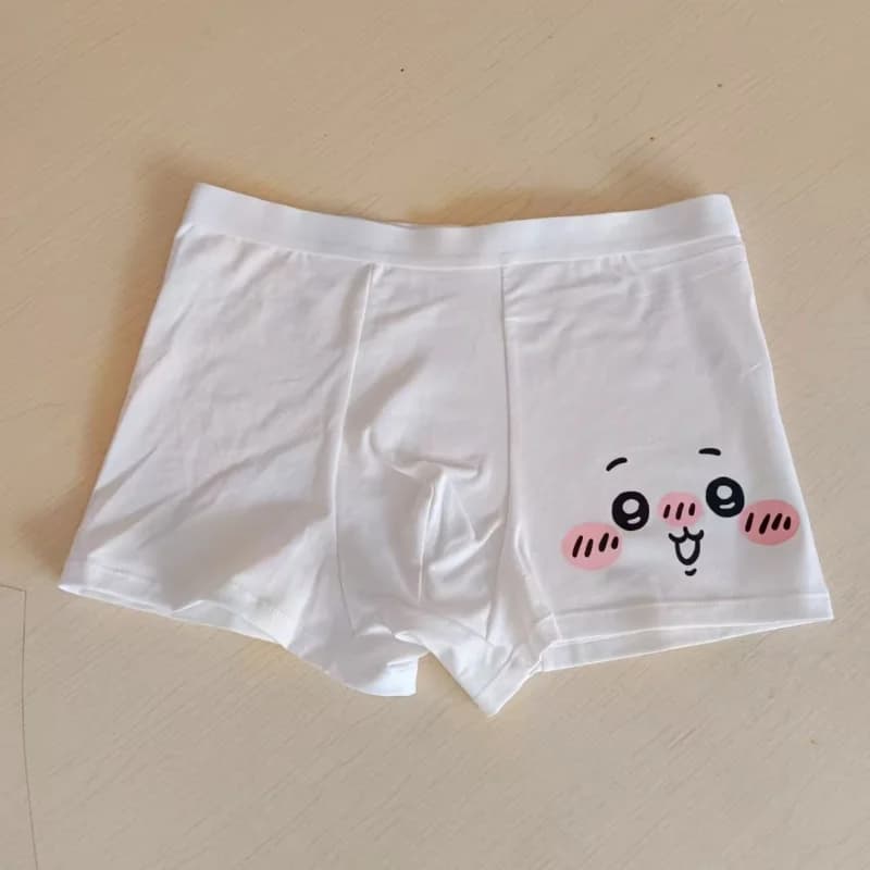 Chiikawa Hachiware Usagi Kawaii Anime Cartoon Underwear Men Cotton Comfortable Flat Angle School Pants Breathable Boxer Briefs