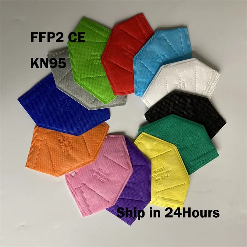 masks ffp2 face masks KN95 colors safety protection masks n k 95 ffp 2 original mask 5 layers pff2 n95 mascarilla fpp2 approved