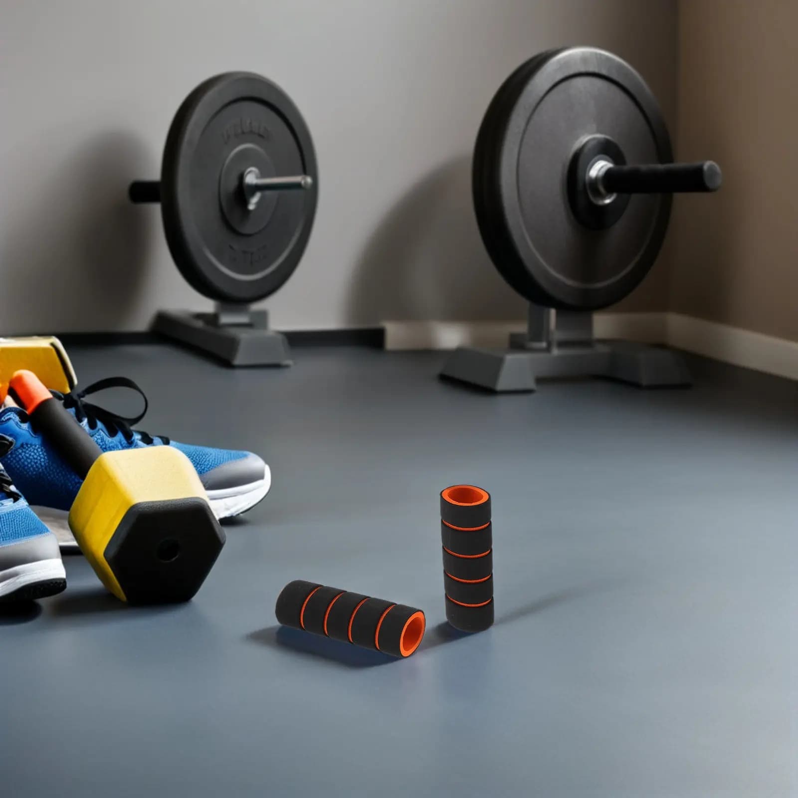 Kit di 6 impugnature in spugna antiscivolo per barre per trazioni, accessori per attrezzature fitness da porta, coperture protettive