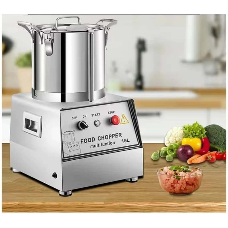 Kitchen Stainless Steel Vegetable Meat Cutter Grinder Blender Electric Commercial Food Processor