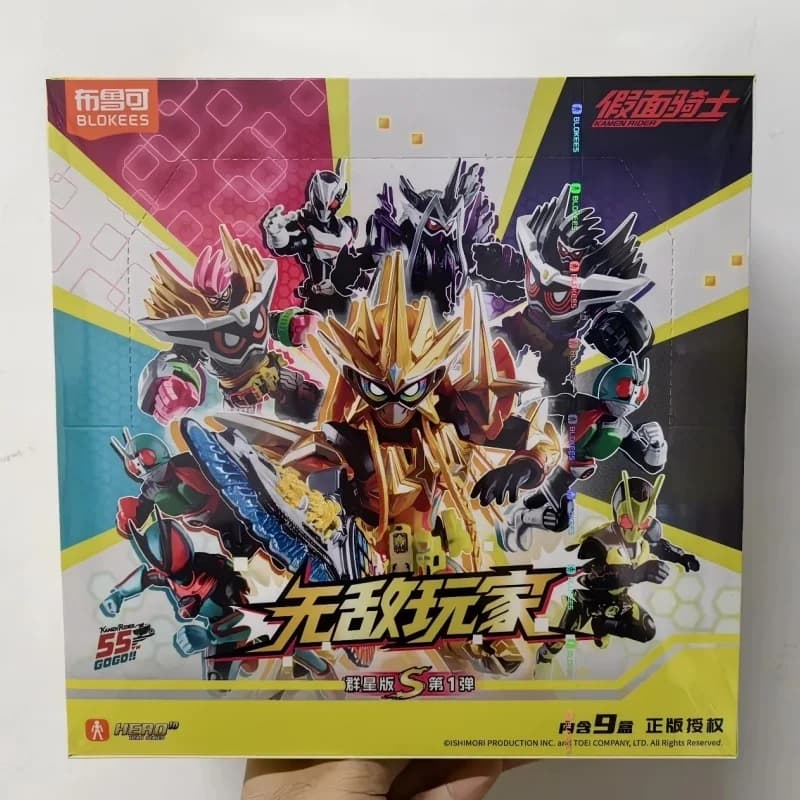 New Original Blokees Kamen Rider Galaxy Version S 01 Series Blind Box Ex-Aid Muteki Model Kits Ornament Collect Toys Boys Gifts