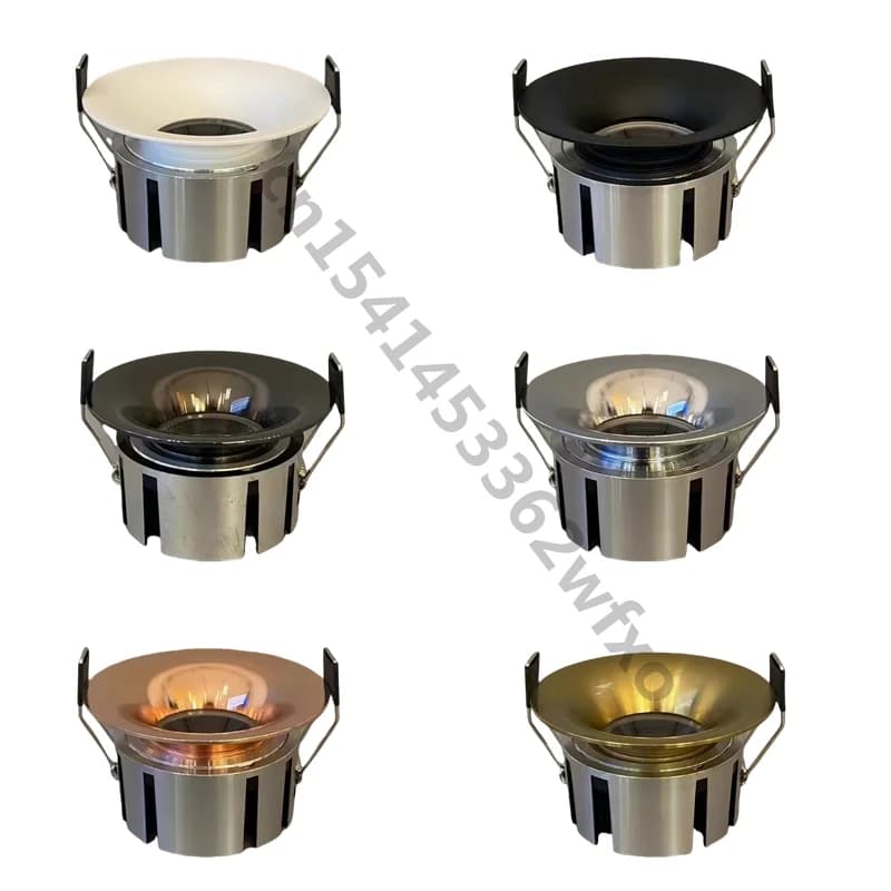 Faretto da incasso dimmerabile COB 7W9W12W15W18W24W, faretto LED da parete, luce LED da soffitto per bagno, soggiorno, illuminazione interna AC85-265V