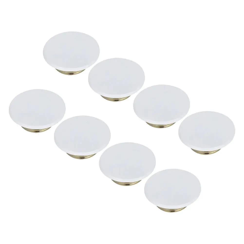 8-piece fire sprinkler cover, high temperature white concealed flat plate, ceiling sprinkler protection for interiors