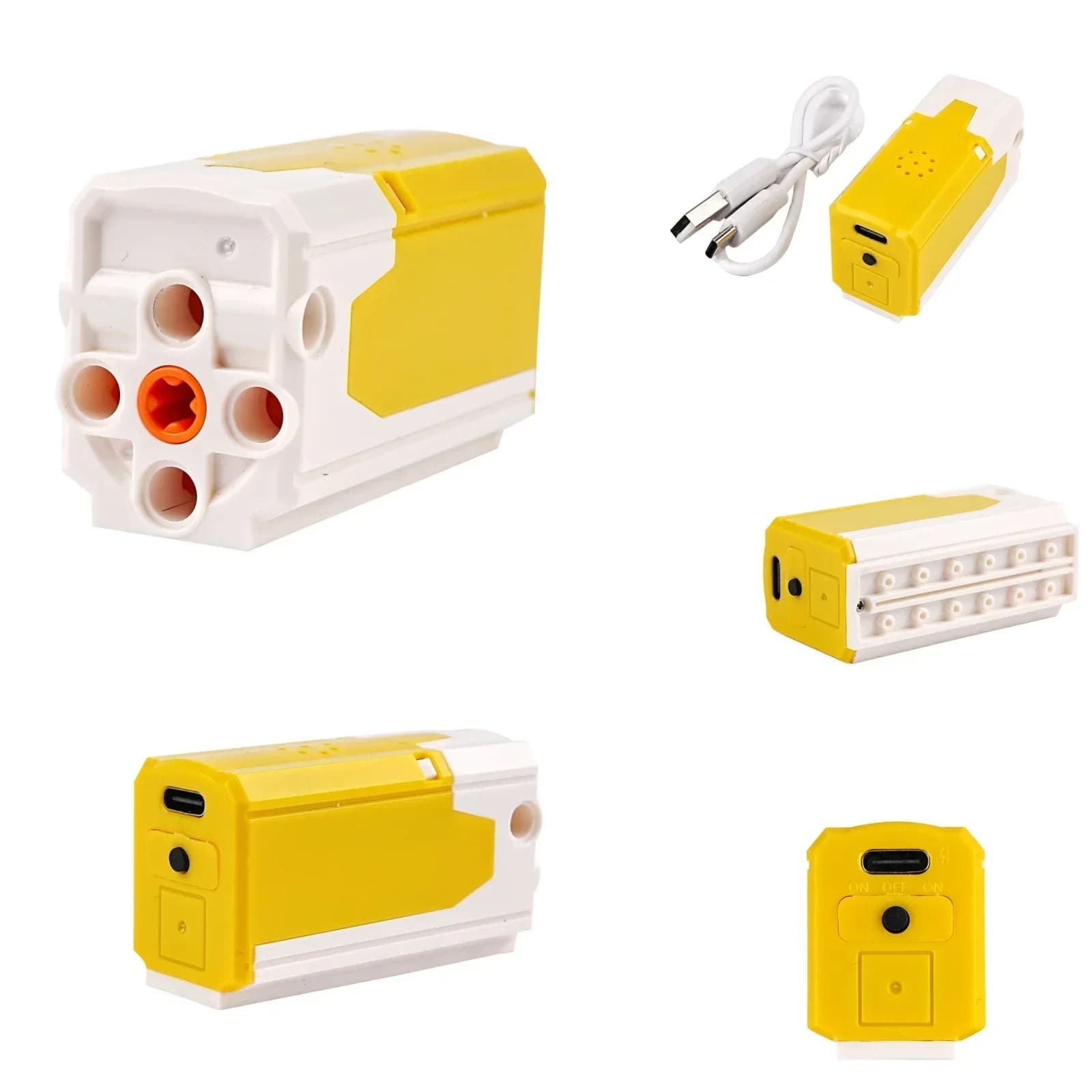 MOC Motore M/L wireless ricaricabile Funzioni di alimentazione multifunzione APP elettrica Telecomando per 9686 Puzzle per l'educazione scientifica