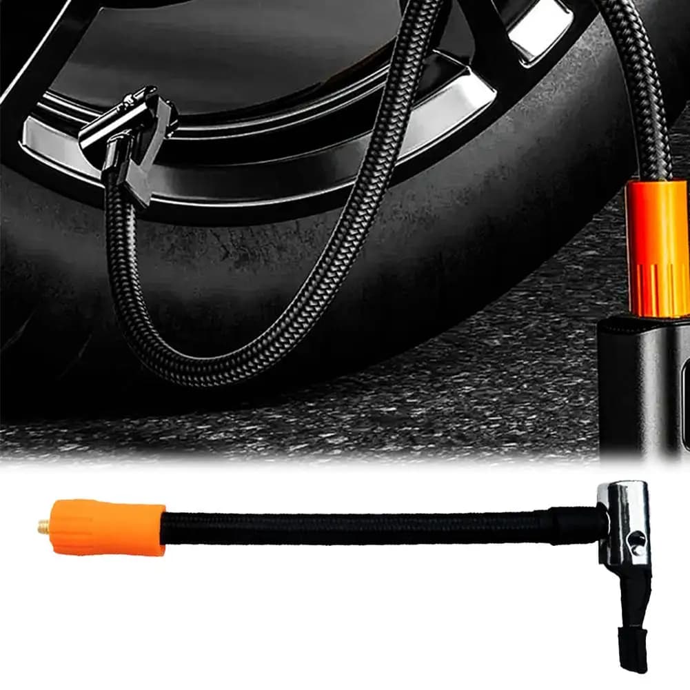 Tubo di gonfiaggio dell'aria per pneumatici per auto Filettatura M6 Connettore di gonfiaggio rapido 30 cm Accessori per pneumatici Pompa Aria Tubo per auto moto Gonfiaggio C0D2
