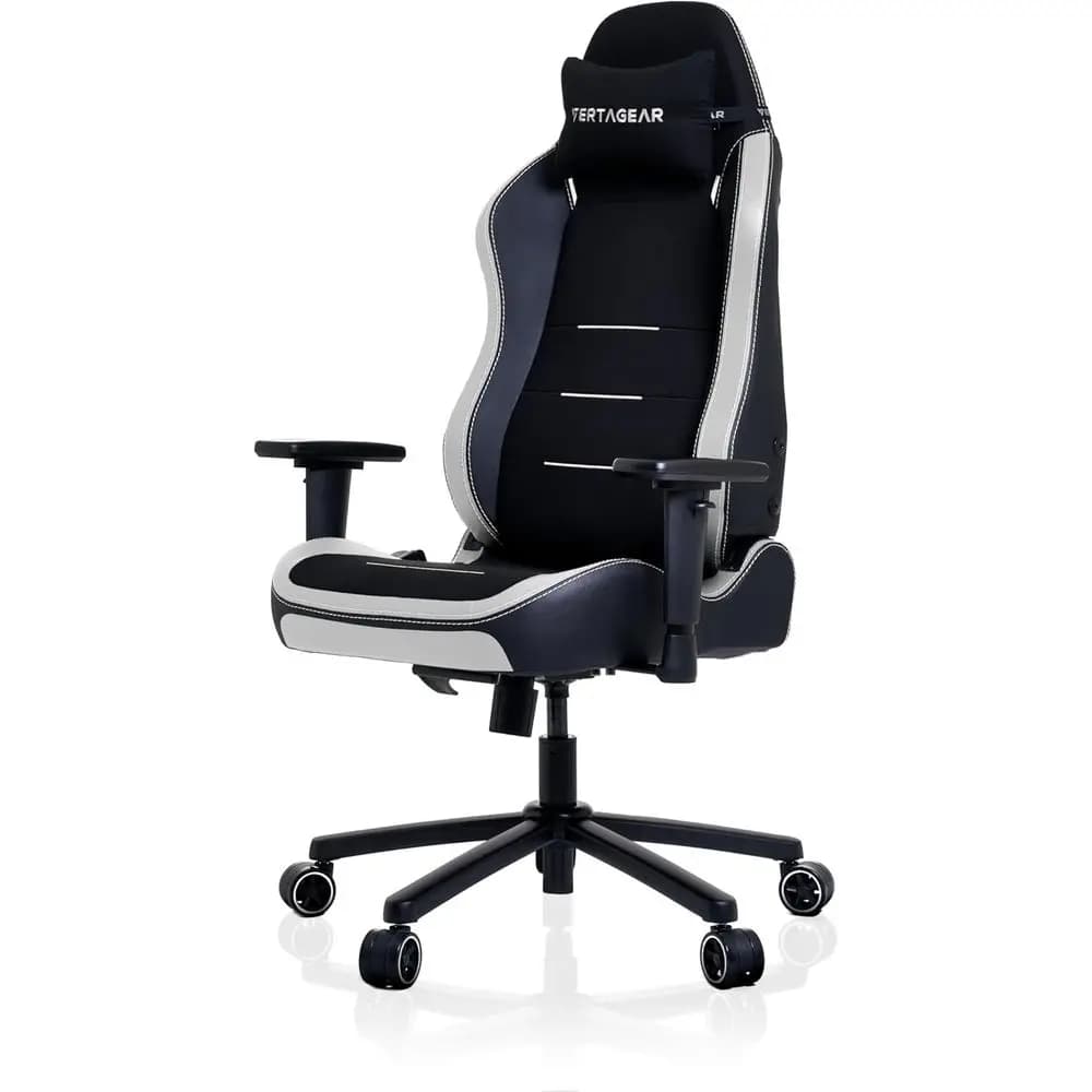 Sedia da Gaming Ergonomica con Supporto Lombare ContourMax e Seduta VertaAir - Nero/Bianco