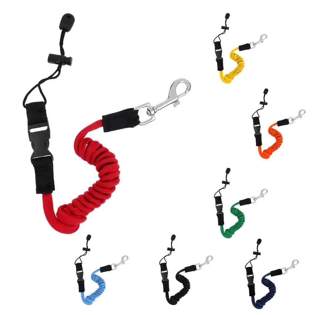 Corda Elastica per Pagaia da Kayak, Laccio per Canna da Pesca, Cordino di Sicurezza per Accessori da Pesca in Kayak