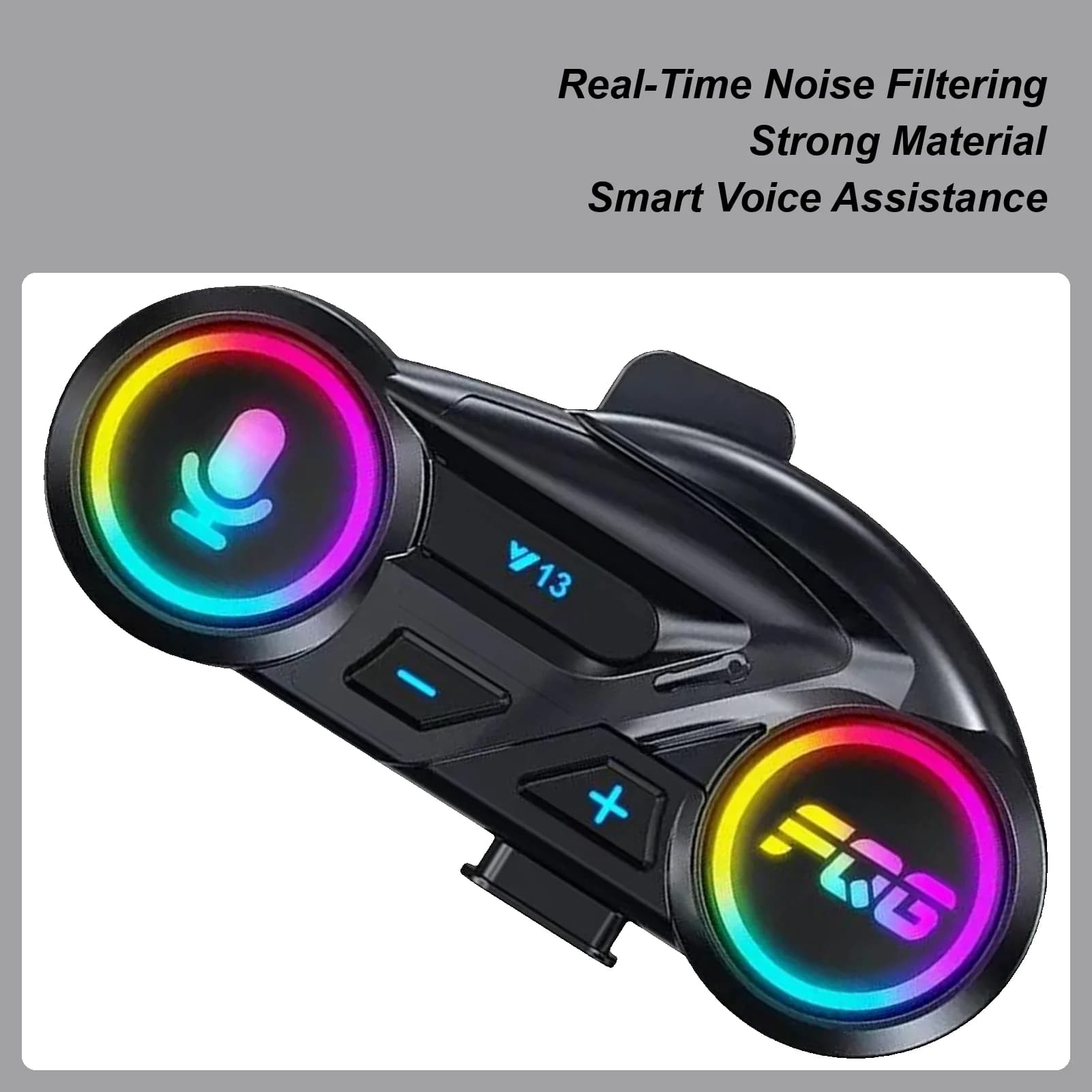 Motorbike helmet headphones Wireless motorcycle helmet Speakers Noise reduction Waterproof 800 mAh for ski races
