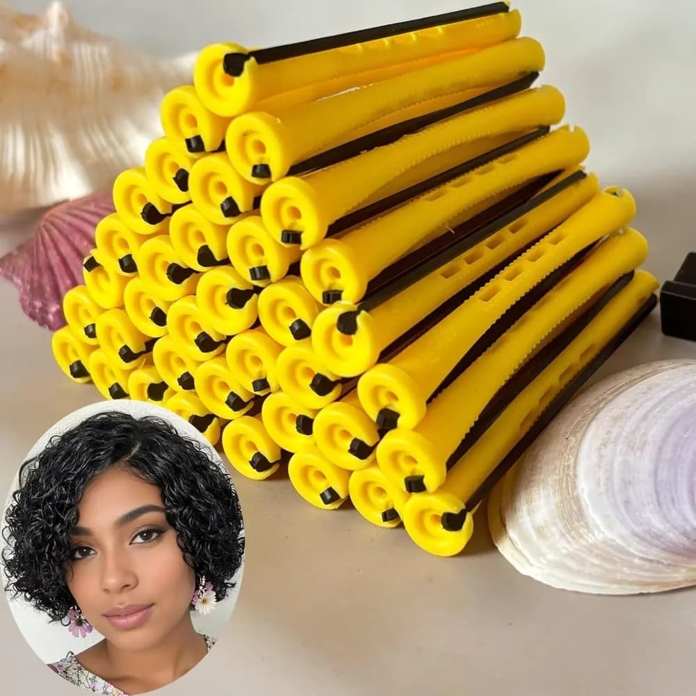 Set of 20 curlers for permanent cold hair for natural hair, plastic, for short and long hair, styling and hairstyle tools