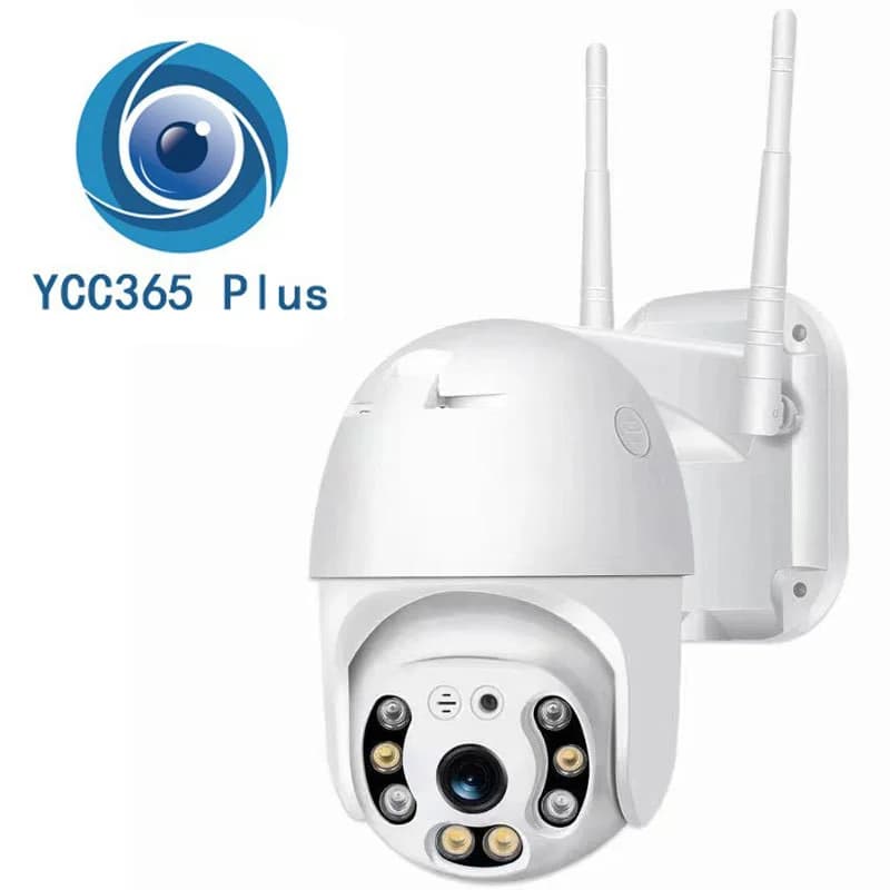 2MP 1080P YCC365 APP Full Color Wireless PTZ Intercom IP Dome Camera AI Humanoid Detection Home Security CCTV Baby Monitor