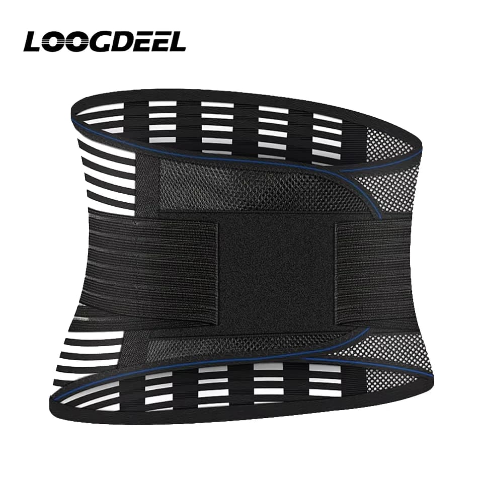 LOOGDEEL LOOGDEEL Support Belt Breathable for Fitness, Weight Lifting, Knee Support, Sports Belt for Men and Women