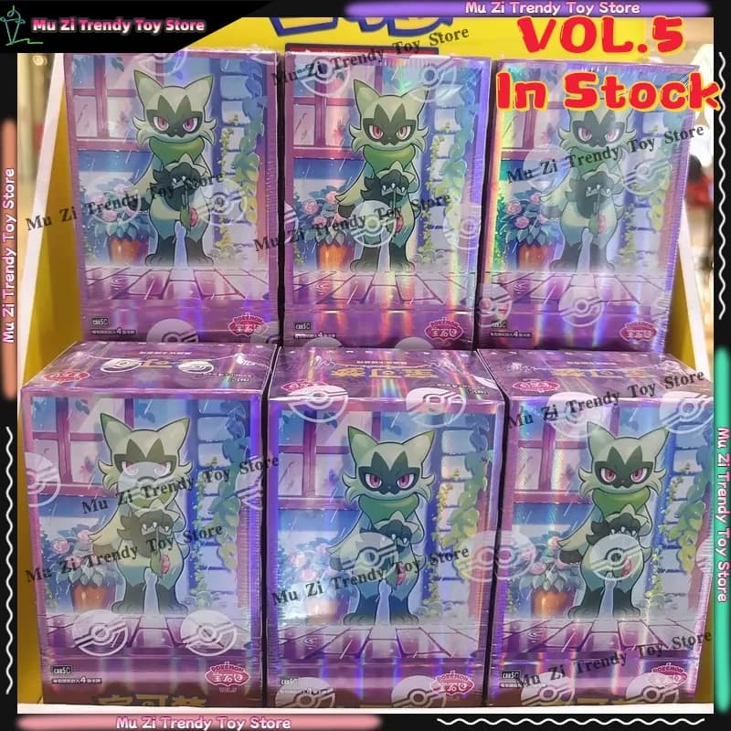 【In Stock】Pokemon Gem Pack Vol.5 Card PTCG Floragato Album Scarlet and Violet Trading PTCG Cards Collected Toy