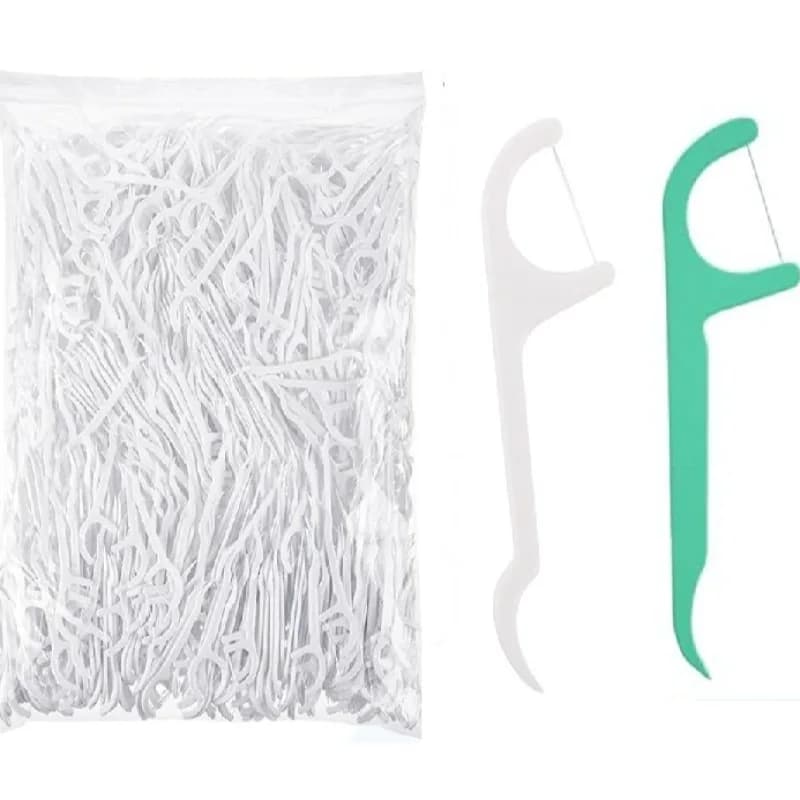 1000 pezzi di filo interdentale plettri per denti pulizia dei denti spazzole interdentali monouso igiene orale pulizia interdentale