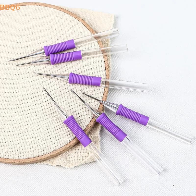 Strumento per Ricamo e Cucito: Ago da Ricamo, Ago per Punch Needle, Infilatore per Aghi, Penna per Ricamo, Accessori per Cucito
