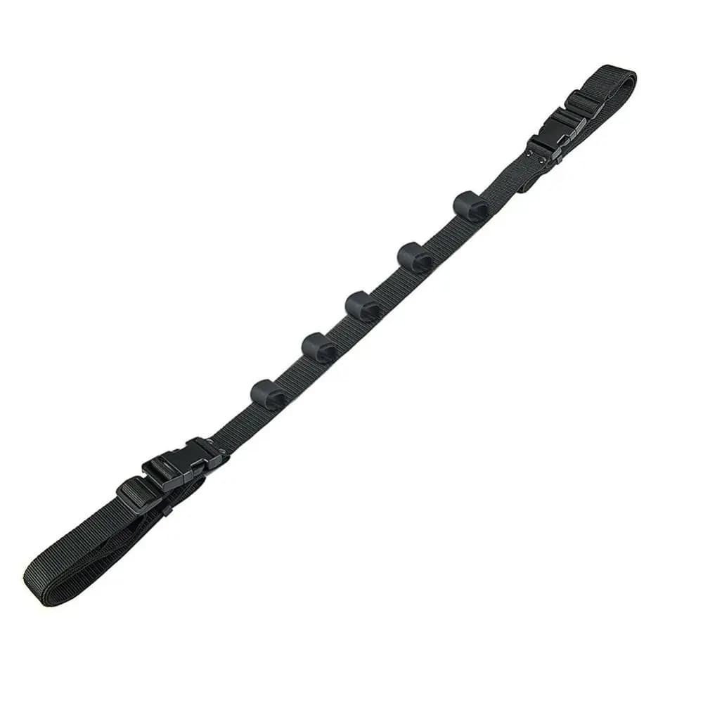 1/2 pezzi portaoggetti per canna da pesca per veicolo nero regolabile con adesivi magici porta canna da pesca per veicolo da pesca