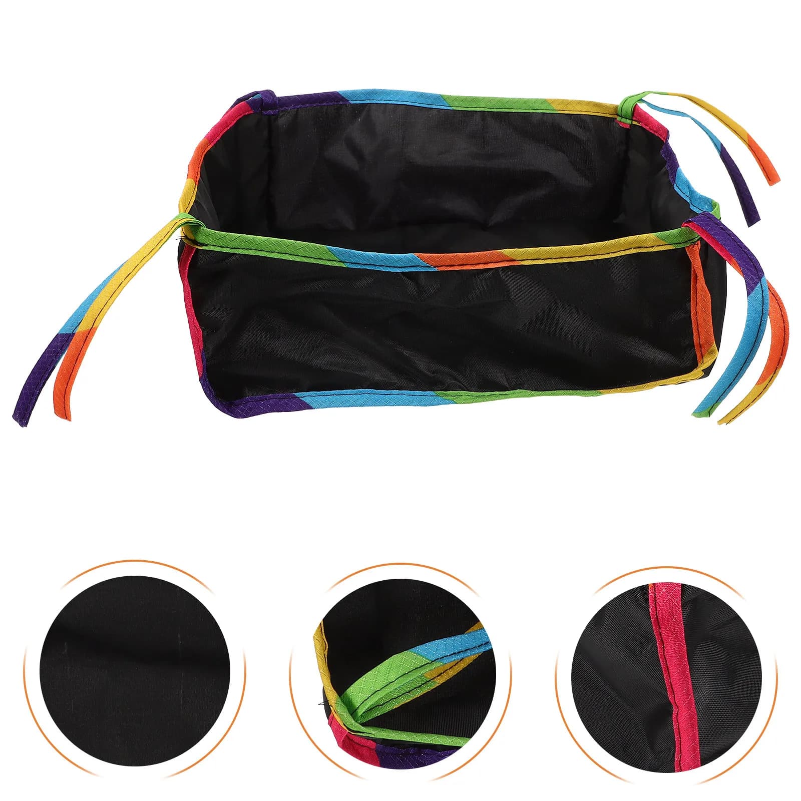 Borsa portaoggetti per passeggino, in fibra di poliestere resistente, organizer per passeggino, borsa portaoggetti spaziosa per il trasporto in movimento