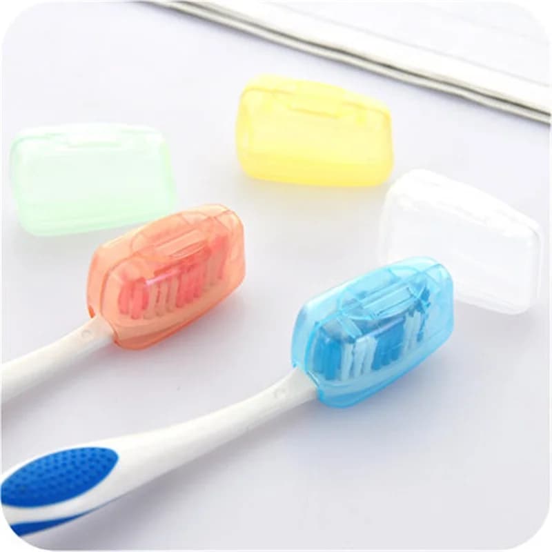 Set da 8 Pezzi: Custodia Protettiva Portatile per Spazzolini da Denti, Igienica e Antigermi, Ideale per Viaggi, Escursioni e Campeggio