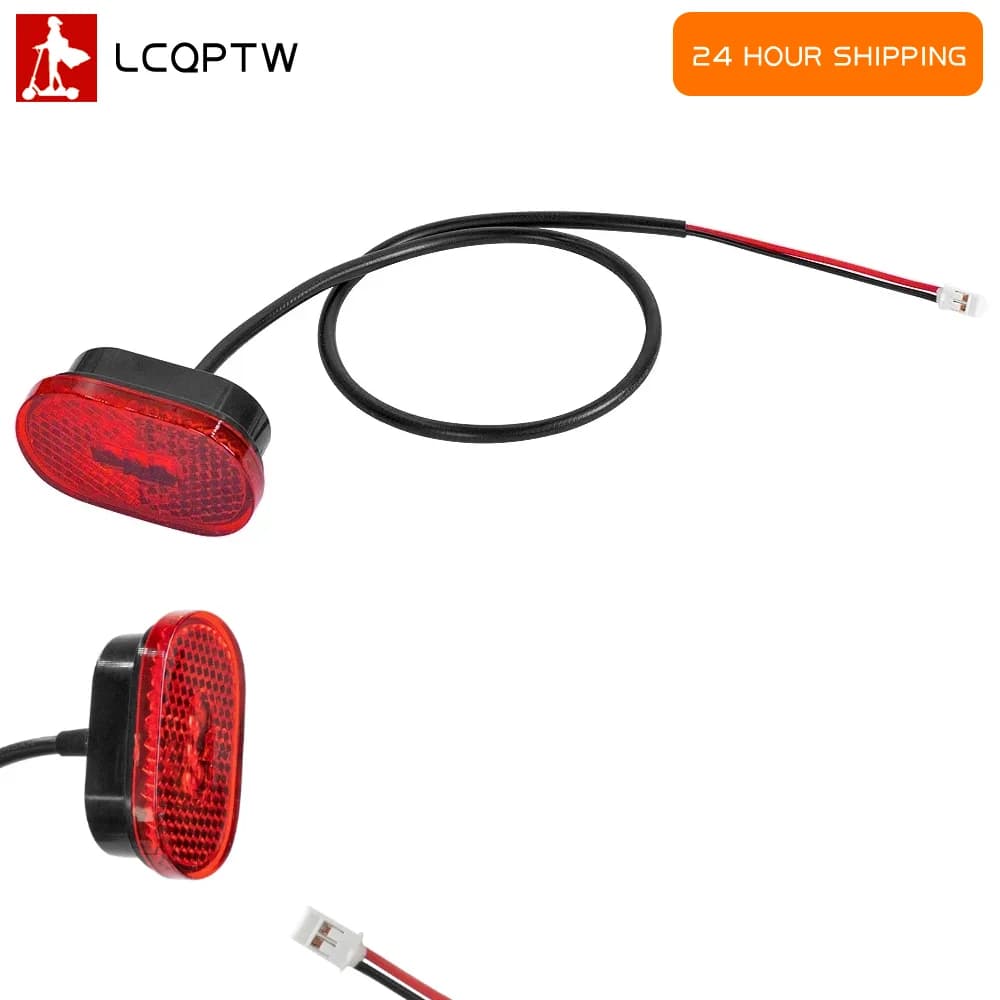 LED Rear Tail Light for Segway Ninebot E22D E25 E45 Electric Scooter Brake Warning Safety Signal Lamp Taillight Replacement Part
