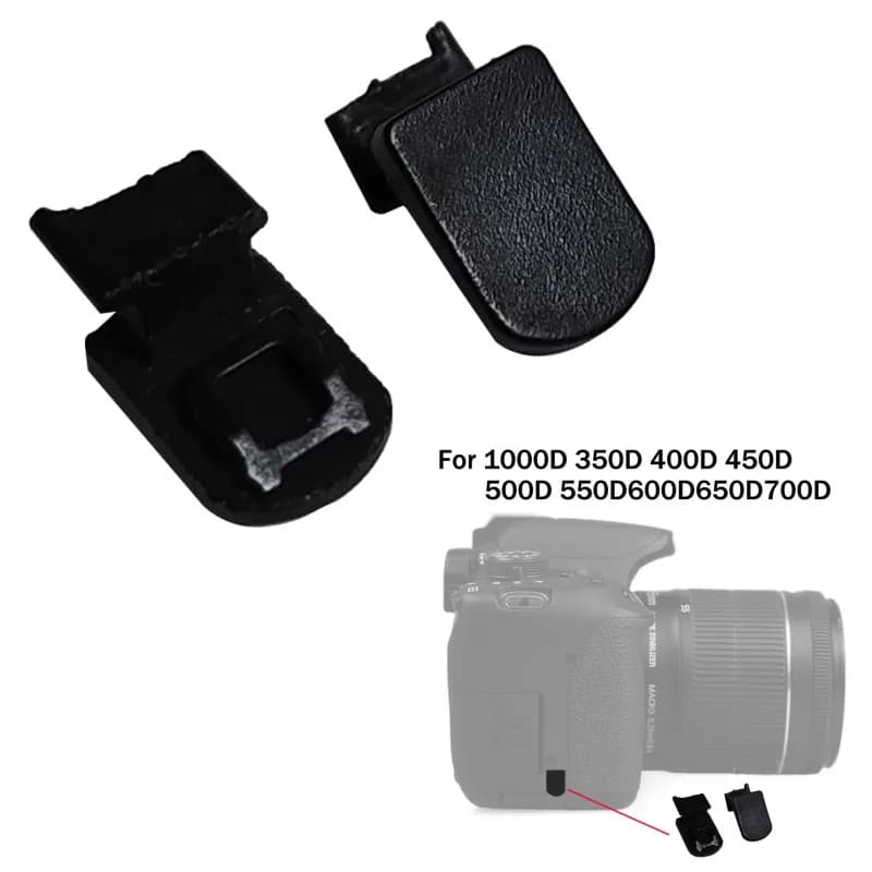 1 pz nuova porta della copertura della porta della batteria Base inferiore in gomma per Canon EOS 450D 500D 550D 600D 650D 700D 1000D parte di riparazione della fotocamera digitale