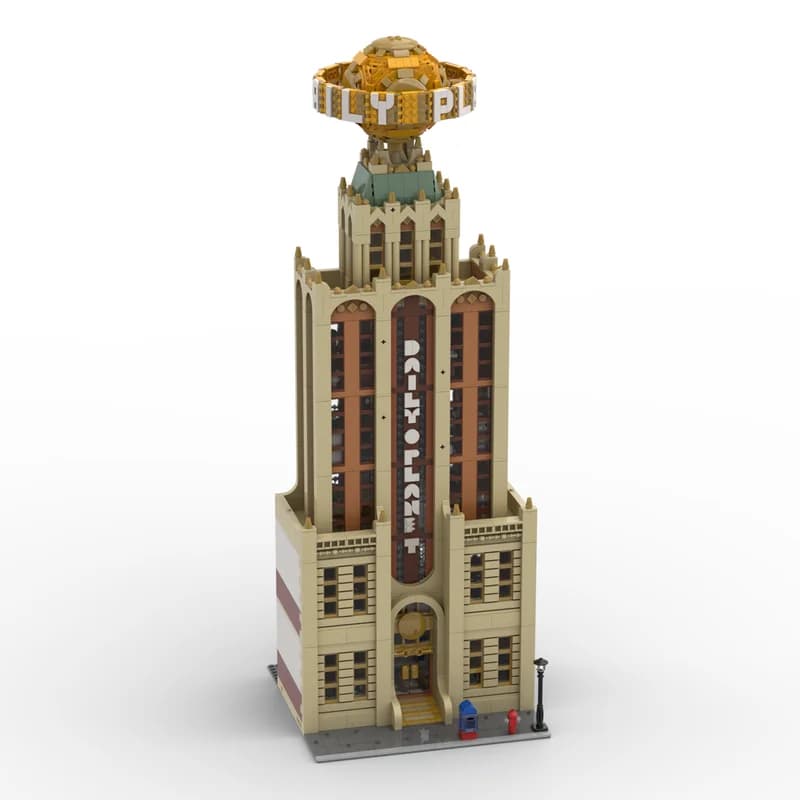 Nuovo 5000 Pz Hot Famoso Eroe Film Moc Daily Planet Modello Puzzle Personalizzati Fai Da Te Idee Creative Giocattoli Per Bambini Di Compleanno Regali Di Natale