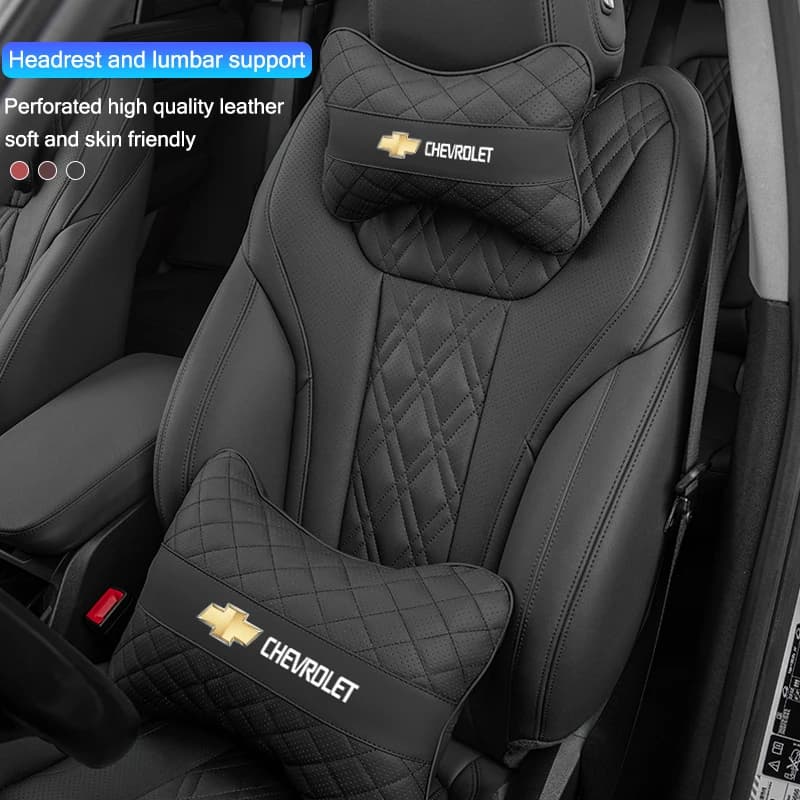 Portachiavi in pelle per auto, cuscino di supporto lombare per poggiatesta, comfort per interni auto, per Chevrolet Cruze Captiva Spark Z71 Beat Volt