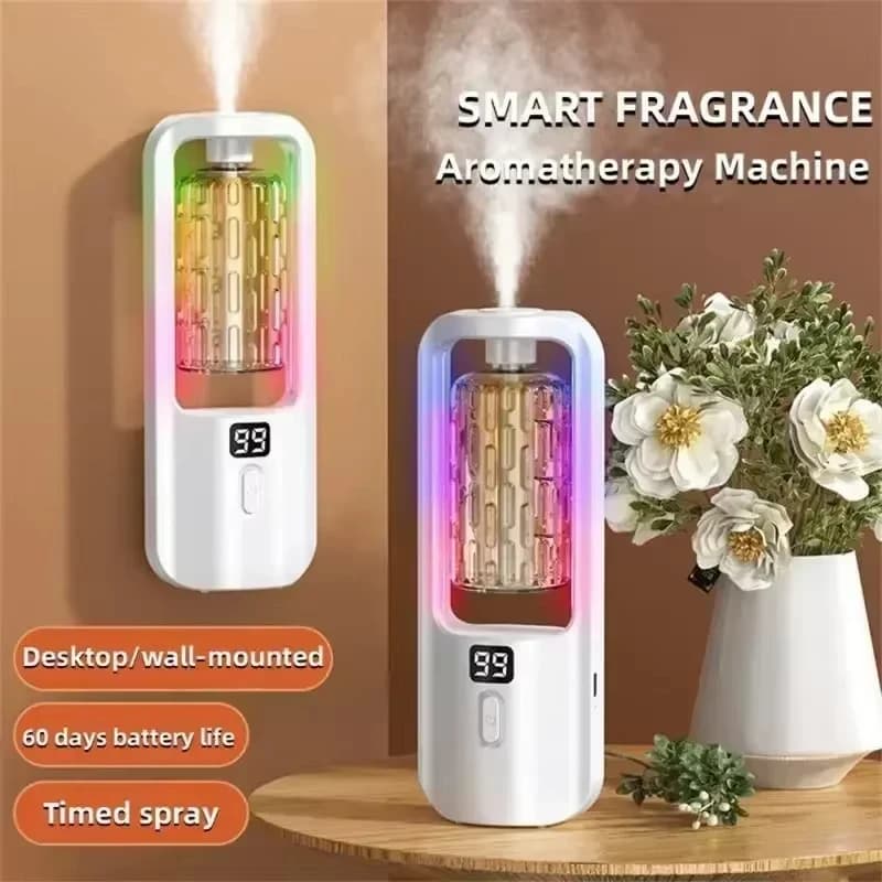 Diffusore di Aromi USB per Casa Intelligente, Atomizzatore di Oli Essenziali, Purificatore d'Aria, Deodorante per Auto e Macchina per Aromaterapia per Bagno