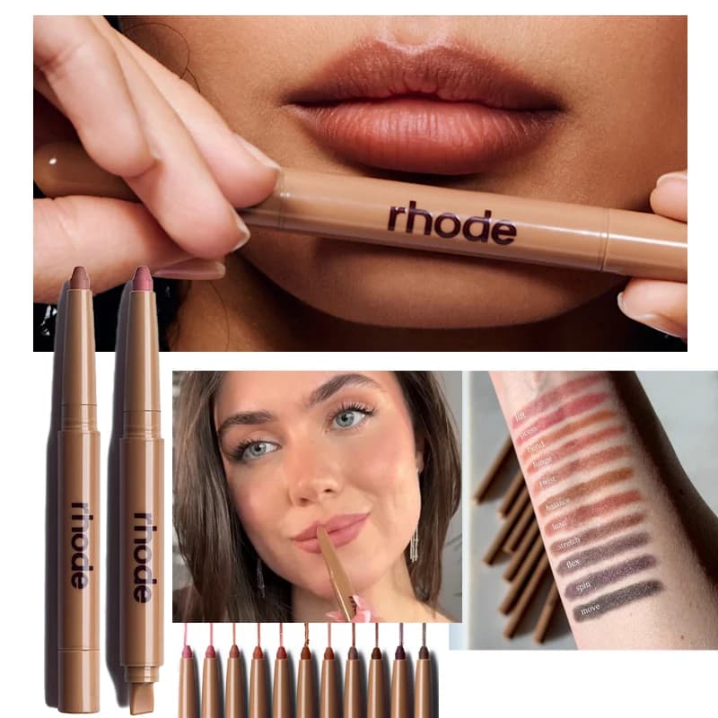 Long-lasting Labbra Matita with Peptides, Tinta Labbra, Lipetto, Fard in Powder, Gloss and Lipliner for a Complete Makeup