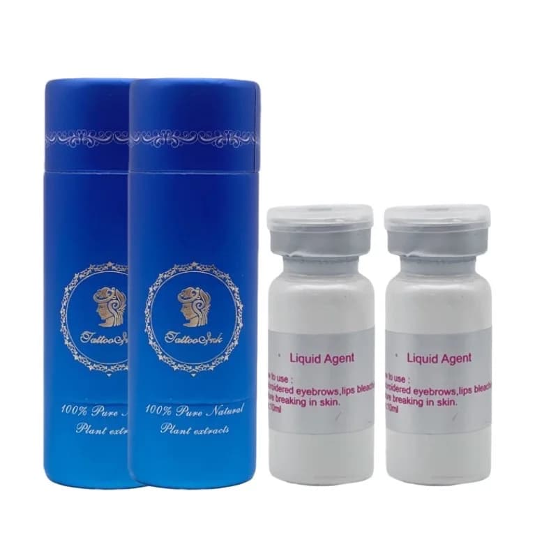 100% trucco permanente Tattoo Liquid lnsant Cream agente fisso per il funzionamento delle labbra del sopracciglio Microblading
