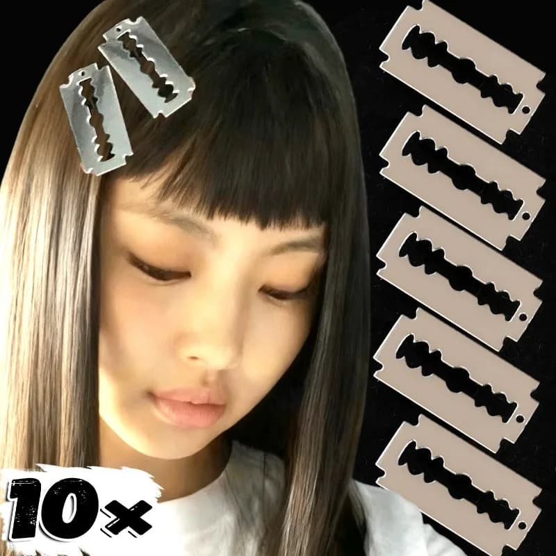 2/10Pcs Funny Blade Hairpins Spicy Girls Subculture Simulation Funny Acrylic Knife Creative Gothic Hairpins Headwear for Women
