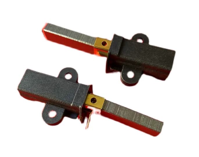 2pcs Carbon Brushes for Blender, Soy Milk Maker, Ice Crusher, and Food Processor Motors - Durable Replacement Parts