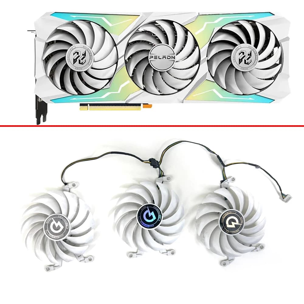Ventola di raffreddamento 85mm 4pin RTX3080 TI 3070 VENTOLA GPU Per PELAND SOYO RTX3080TI 3080 3070 Ventole della scheda video