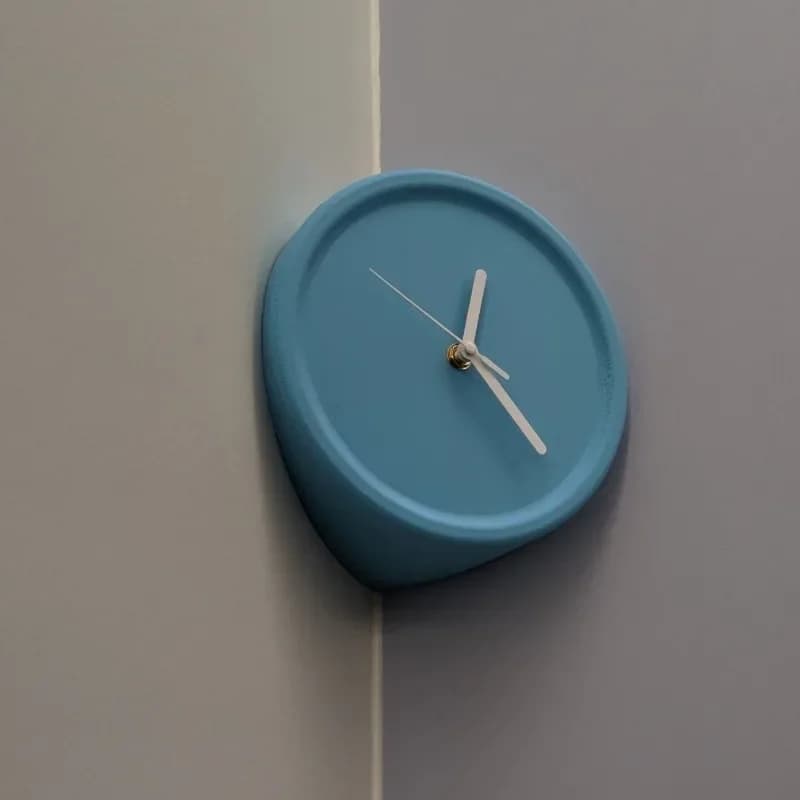 Orologi da Parete Silenziosi per Soggiorno, Semplici Orologi da Parete Senza Ticchettio, Orologio da Angolo Senza Foratura, Decorazione Artistica di Lusso per Camera da Letto e Casa