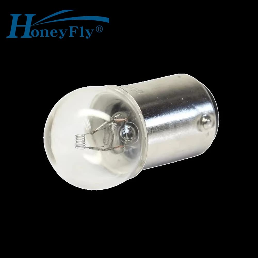 HoneyFly 2 pz. Lampadina Tester di Durezza 6V 12W/15W Bianco Caldo BA15D 18*33mm Strumenti Illuminazione Microscopio