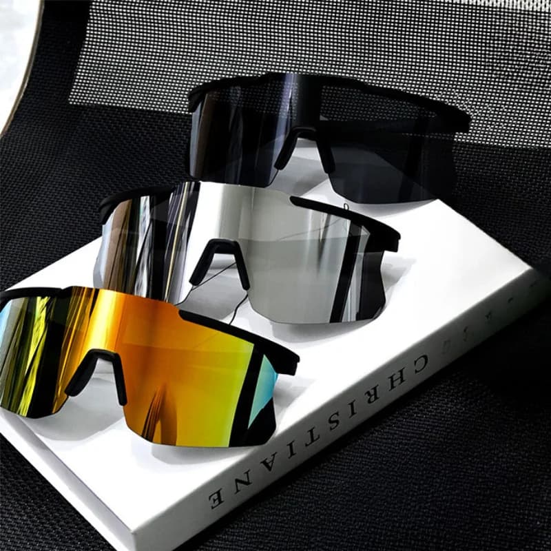 3PCS Fashion Sunglasses Cool Man Woman Luxury Glasses Outdoor Sports Runing Drving Shades Racing UV400 MTB Bicycle Glasses