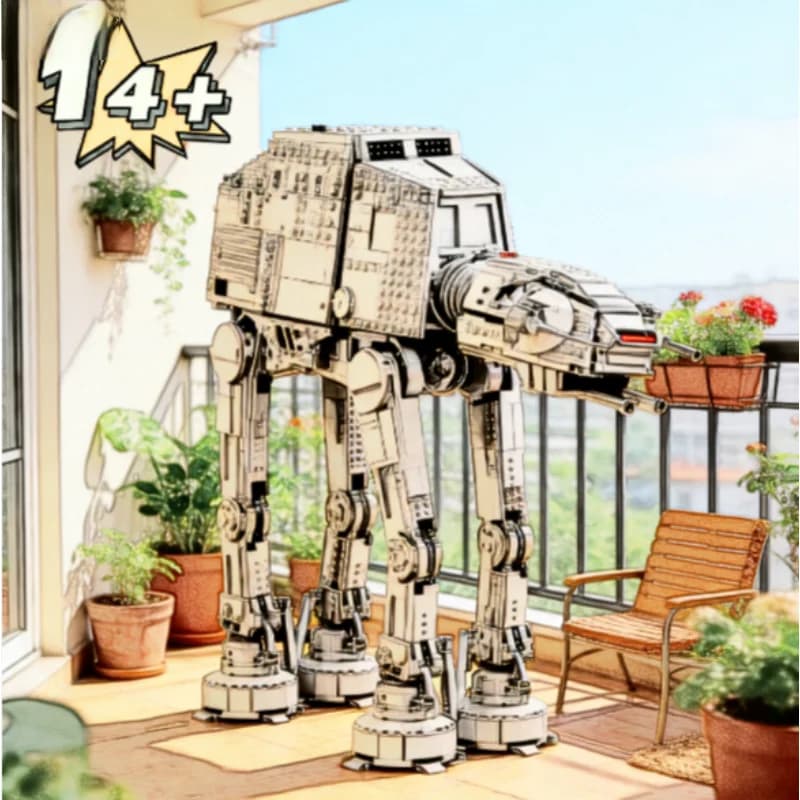 Disponibile Set di Costruzioni AT-AT da 6785 Pezzi Compatibile con Modelli a Tema, Regalo di Compleanno e Natale, Mattoncini Giocattolo