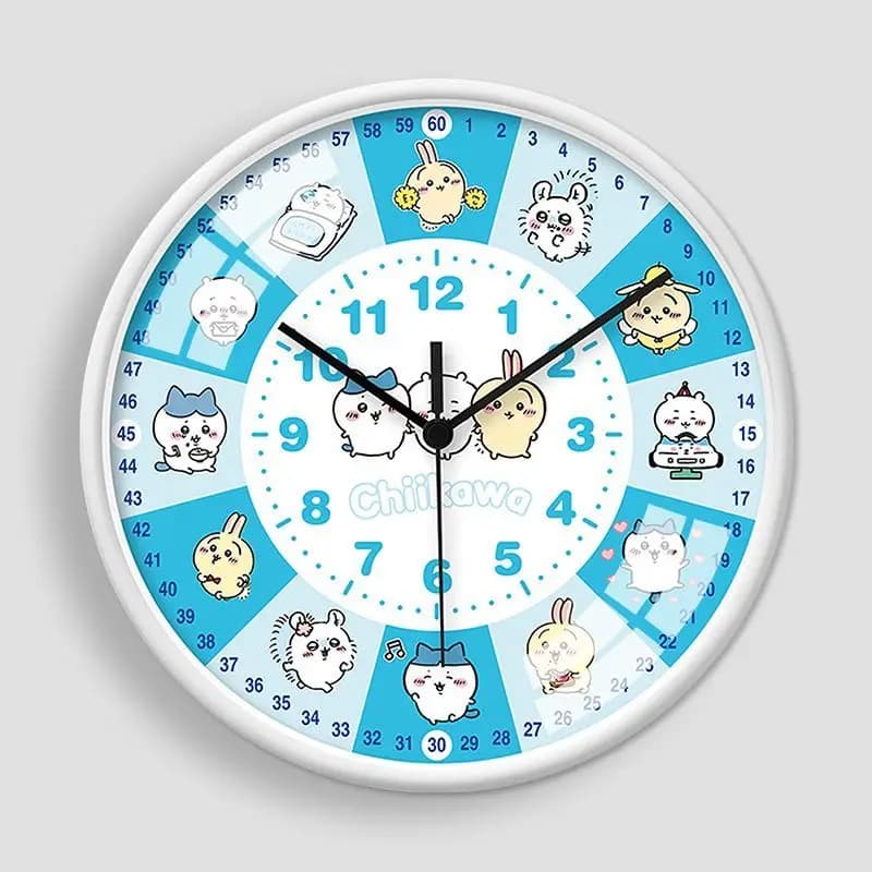 Orologio da Parete Educativo Anime Chiikawa, Orologio Silenzioso Kawaii per Cameretta Bambini, Nuovo 2026