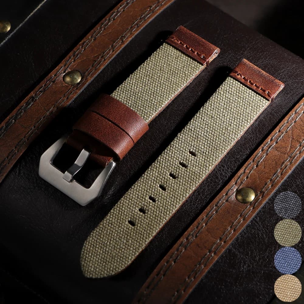20mm 22mm 24mm High Quality Durable Nylon Watch Strap Men Watchband Blue Armygreen Retro Watch Band Release Universal Bracelet