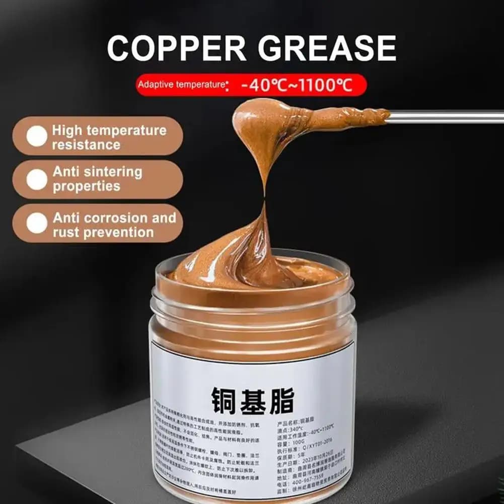 Portable Pin Gear Copper Lubricating Fat for Hub Car Lubricant Waterproof Bra Copper based grease Threading Agent anti-gripping