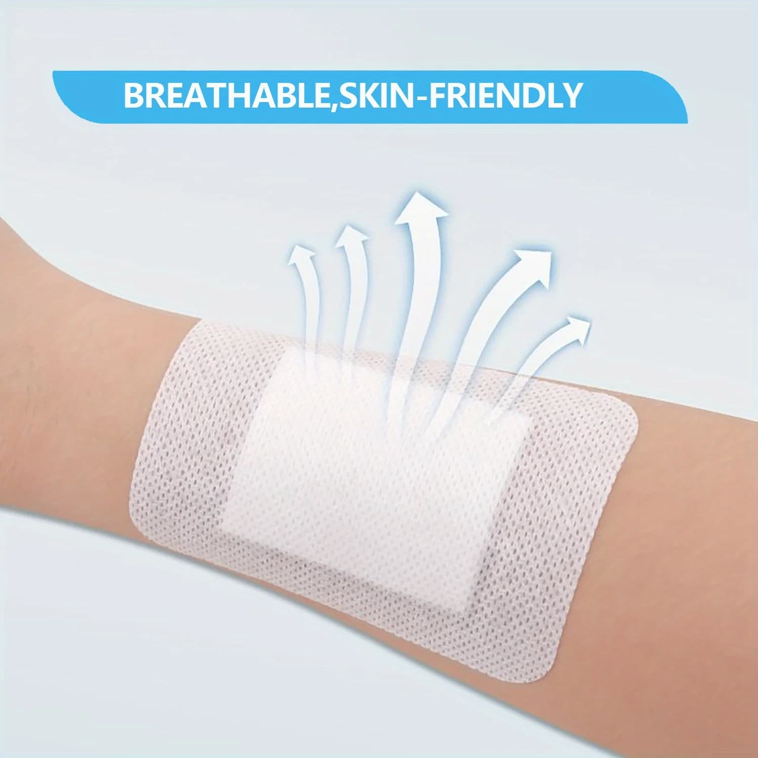 50 pcs of Large Sizes Hypoallergen Nonwoven Medical Adhesive of the Ferita Cerotto Benda Grande Ferita of First Aid 6*7 cm