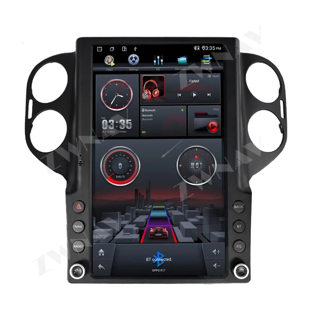 13.6 "Schermo HD Per Volkswagen Tiguan 2010-2016 Wireless Carplay Android 14 Navigazione GPS Lettore Multimediale Auto Stereo Radio