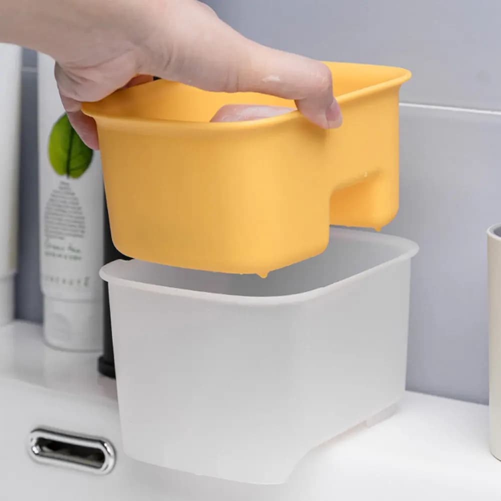 Cestello per lavello da cucina in plastica, filtro per rifiuti alimentari, cestello per il lavaggio e l'asciugatura delle verdure, filtro per lavello