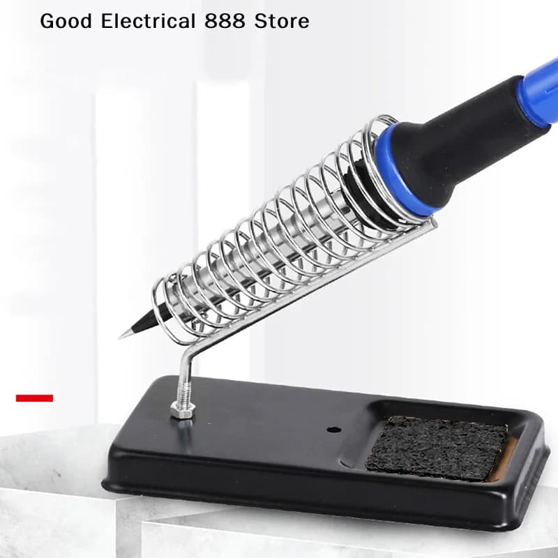 Supporto Portatile per Saldatore con Spugna per Pulizia e Accessori per Saldatura Elettrica