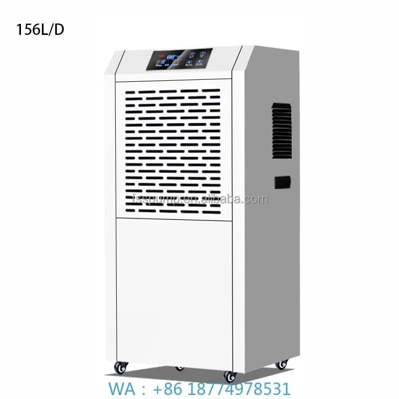 Seminterrato da garage per uso elettrico Prezzo di fabbrica Deumidificatore industriale commerciale certificato CE da 168 litri per magazzino