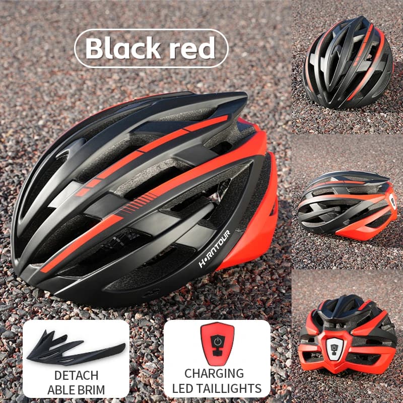 Casco da bicicletta Horntour 2025 BIKING Casco da ciclismo leggero per uomo donna Casco da bici da strada di montagna comfort per adulti