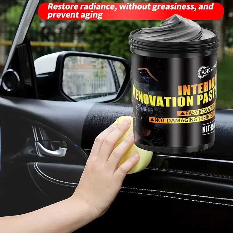 Nero Interni auto Lucidatura Cera Plastica Ristrutturazione Protezione pneumatici Prevenzione ingiallimento Prodotti per la cura dell'auto
