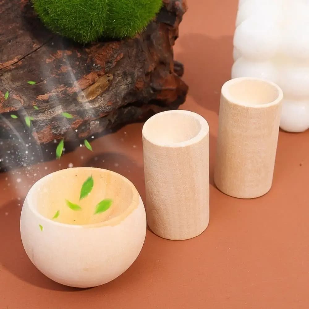 Diffusore di oli essenziali in legno Inalatore per aromaterapia per il sonno rinfrescante in legno profumato espanduto floreale a lunga durata