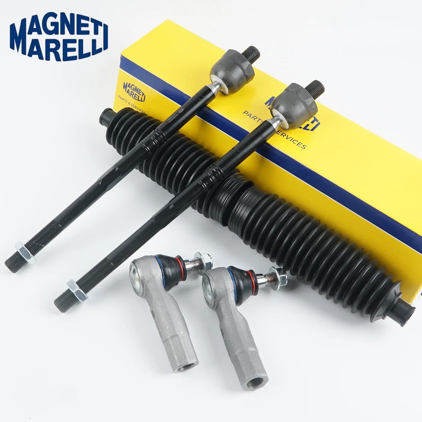 6 Pezzi 1K0423811J 1K0423810A Giunti Sferici Interni ed Esterni per Barra di Direzione per VW Passat Golf Tiguan Jetta Caddy Beetle Skoda